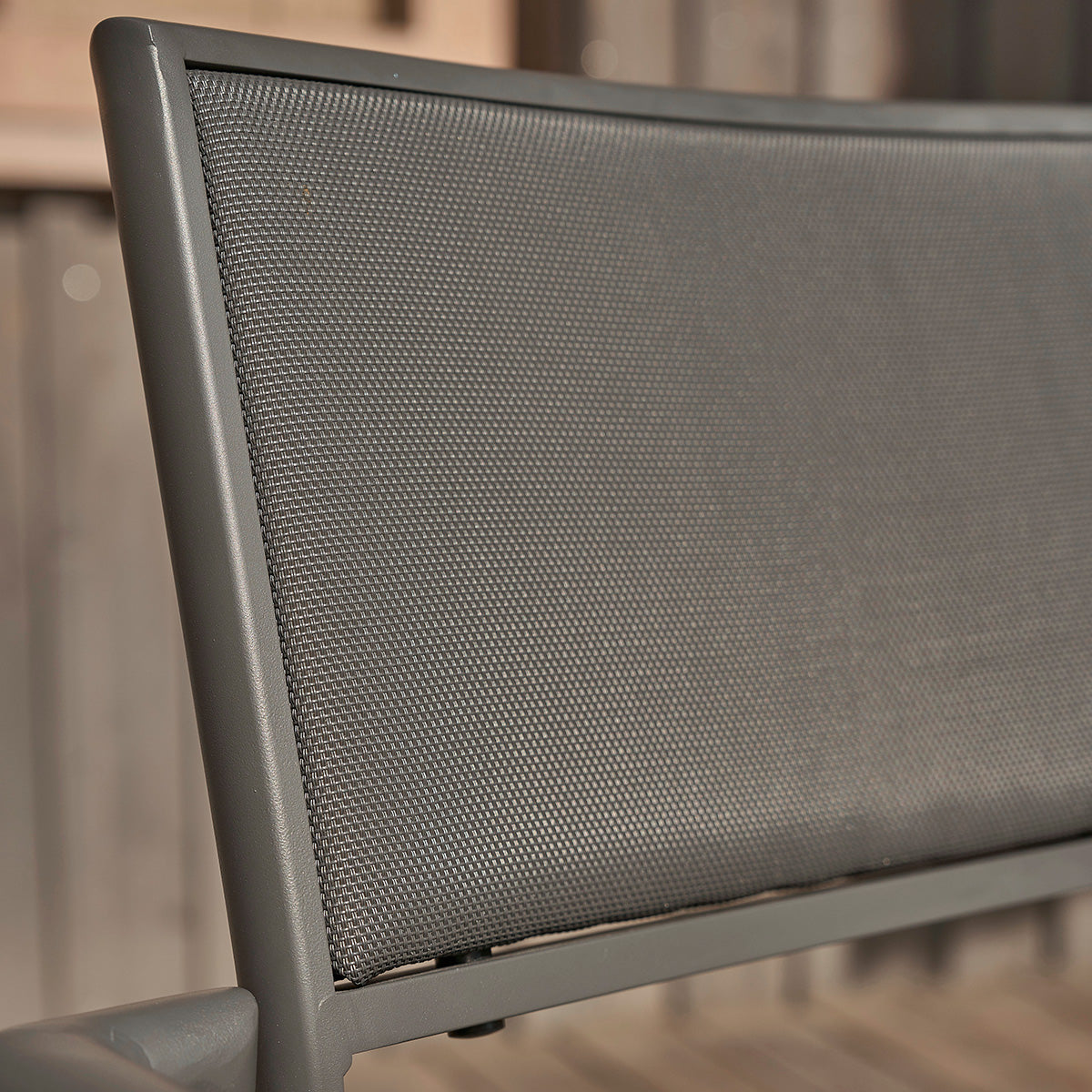 SIENA - Fauteuil de jardin en teck massif et aluminium