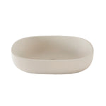 Vasque en béton beige ovale 50 cm