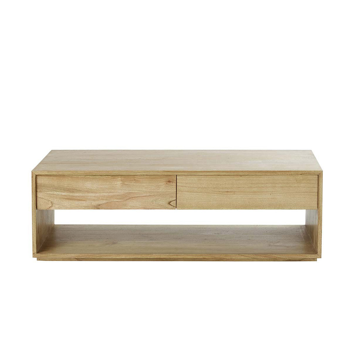 TILO - Couchtisch aus massivem Mindi-Holz 140 cm