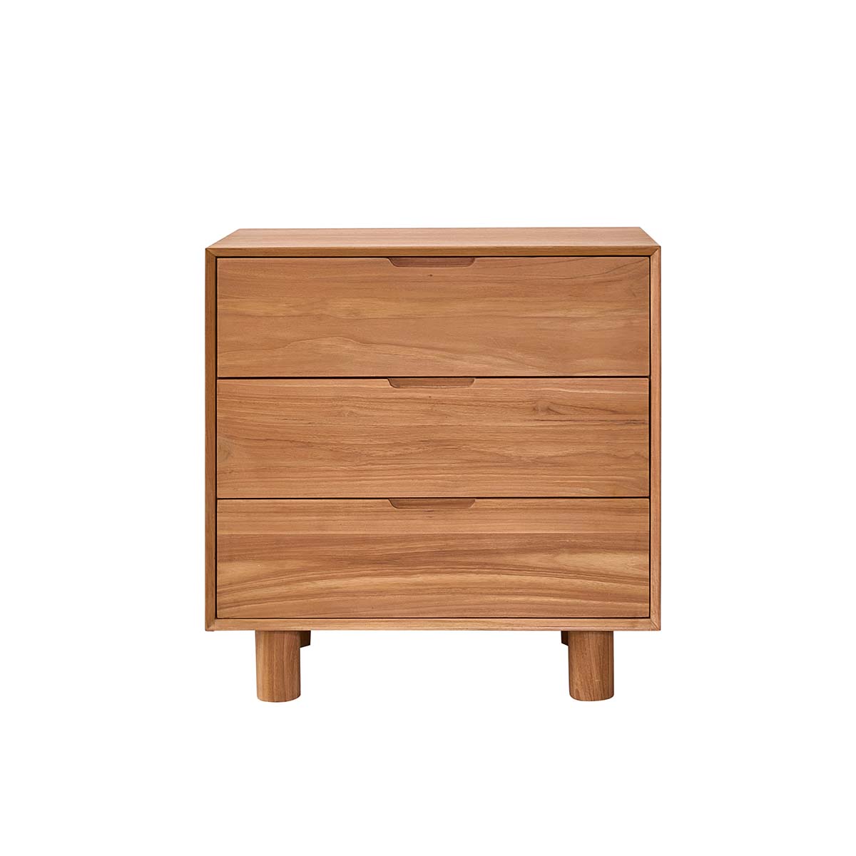 GUSTAVE - Mobile da bagno in teak massello da 80 cm