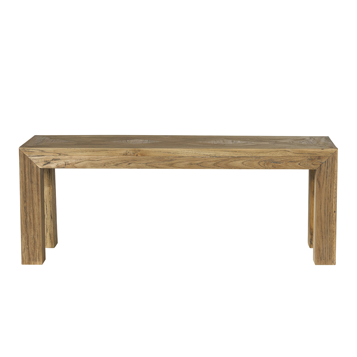 CARGO - Bank aus recyceltem massivem Teakholz 120 cm