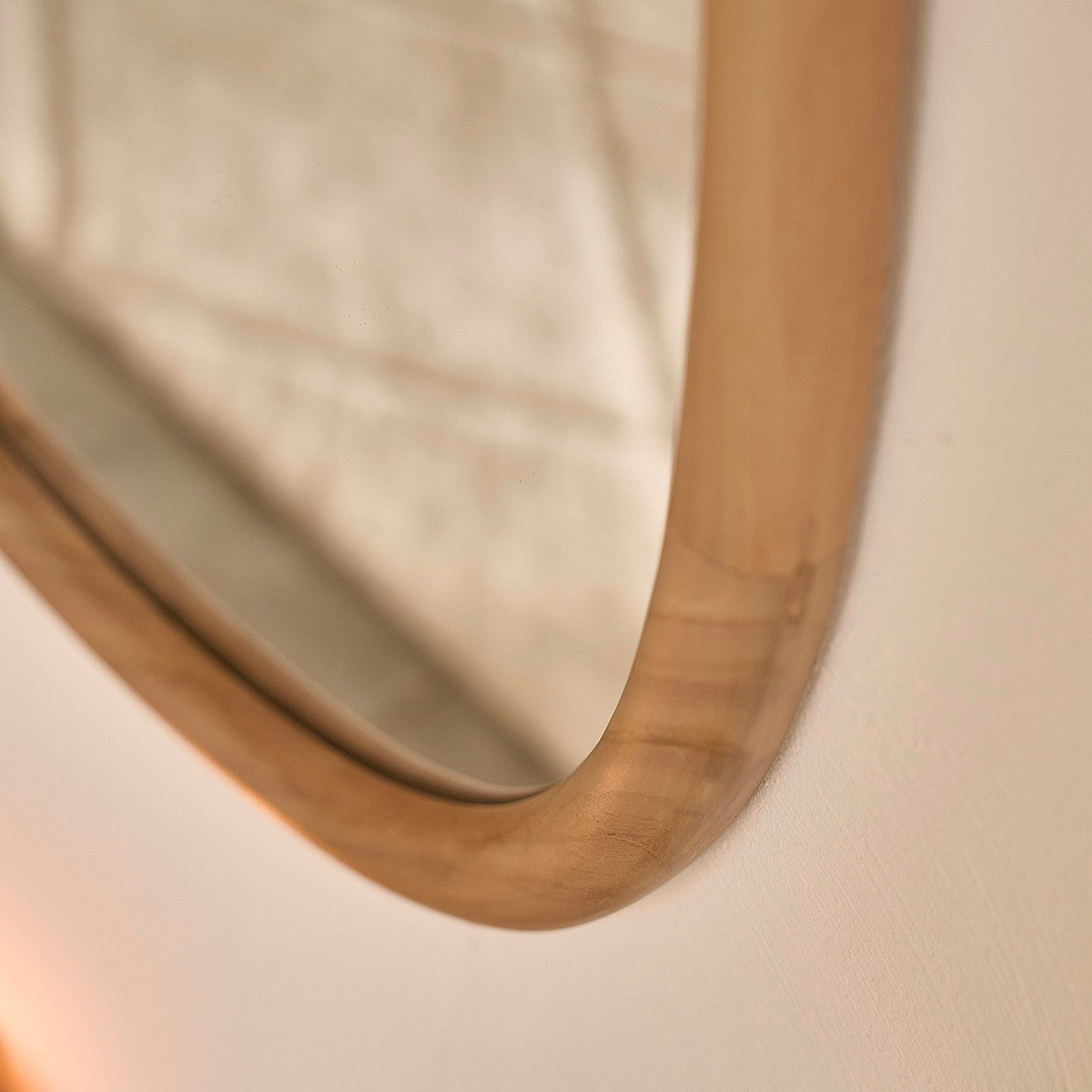 BELIZE - Specchio in teak massello 75x60 cm