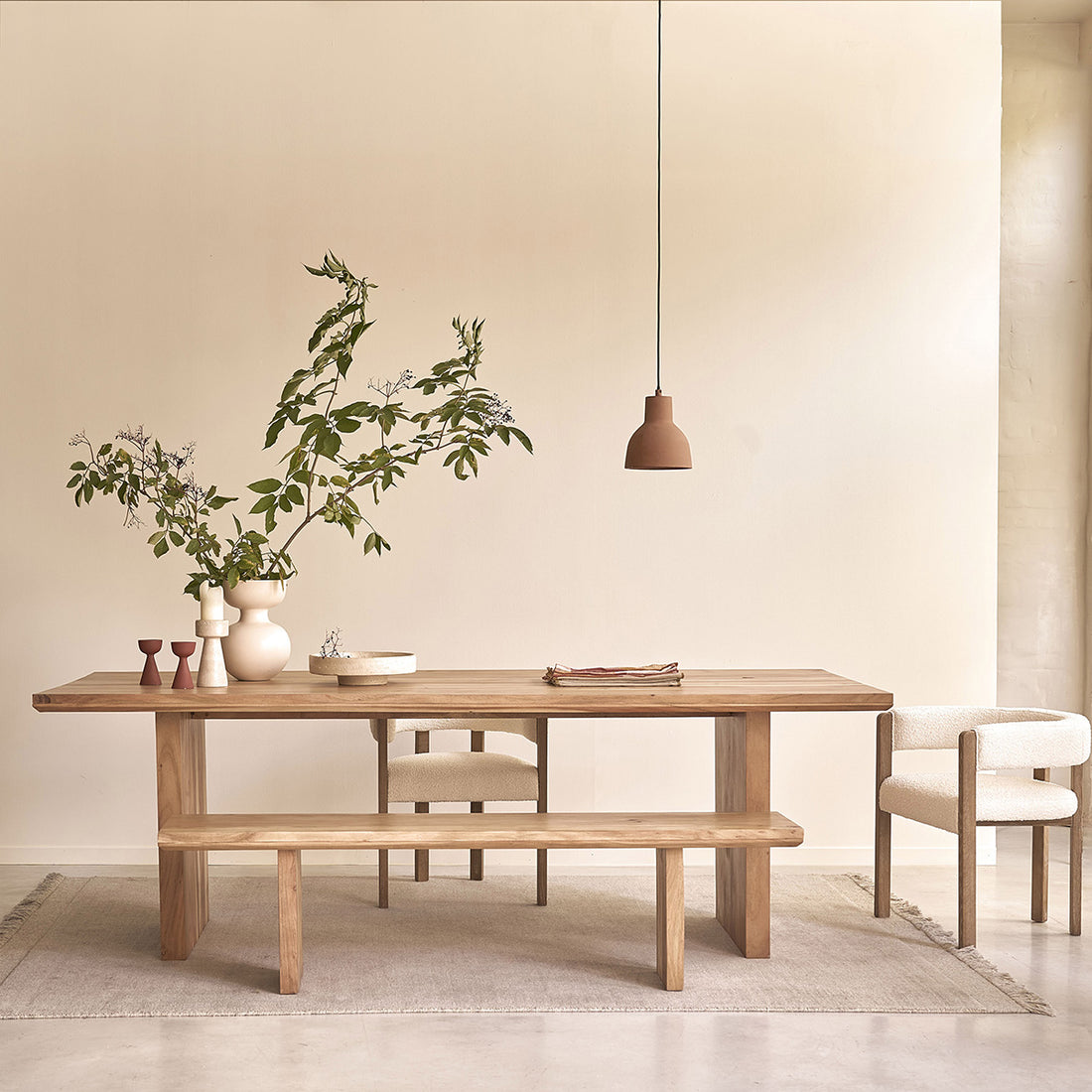 CALI - Table en acacia massif 8 pers.