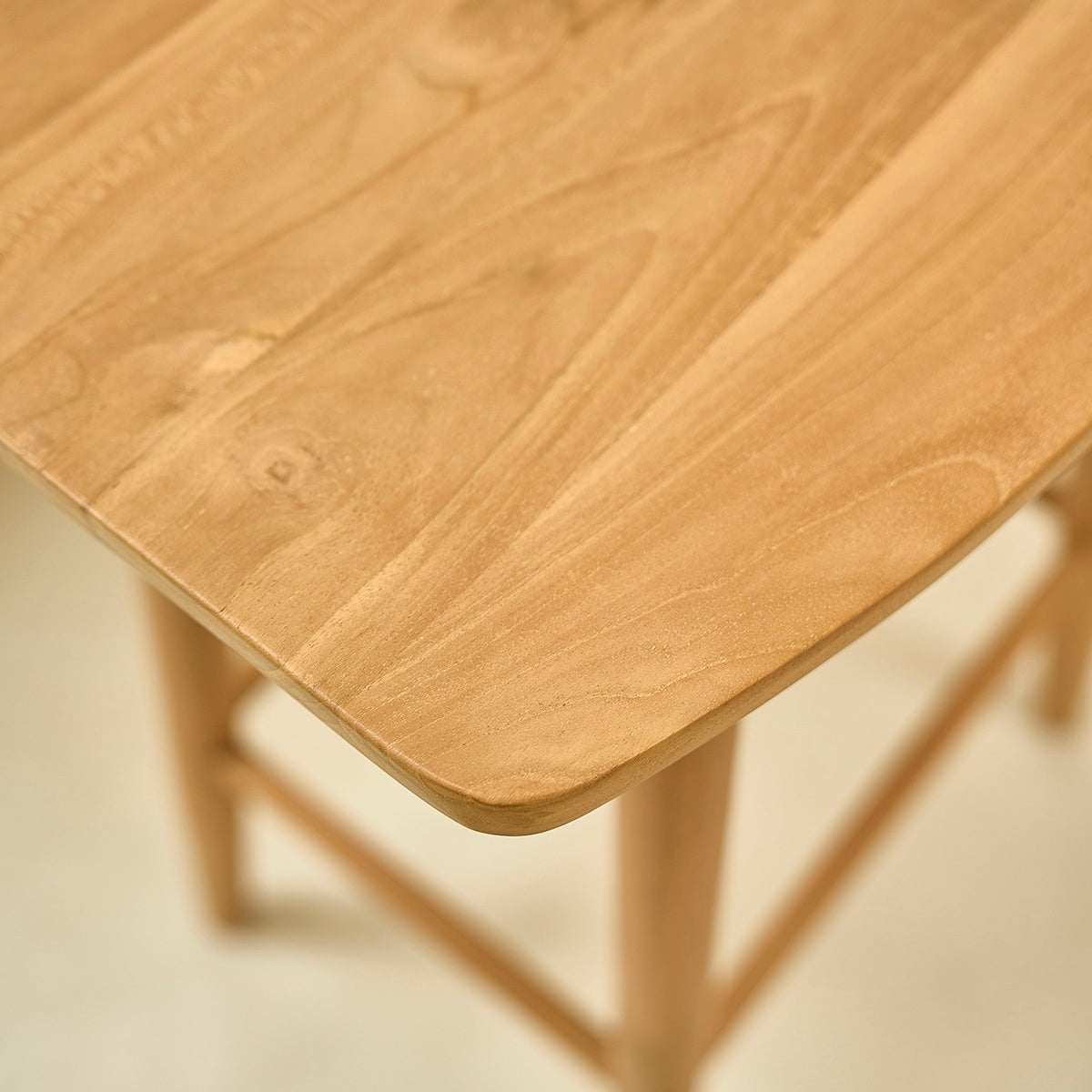 AMBRE - Sgabello in teak massello 75 cm