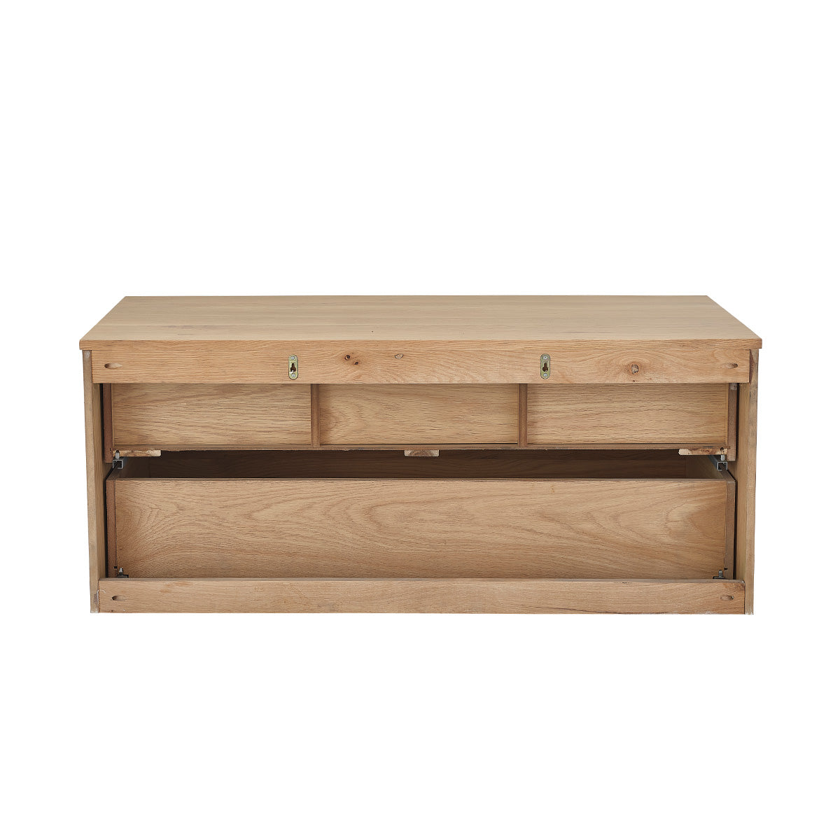 MARGAUX - Meuble sous vasque en chêne suspendu 120 cm