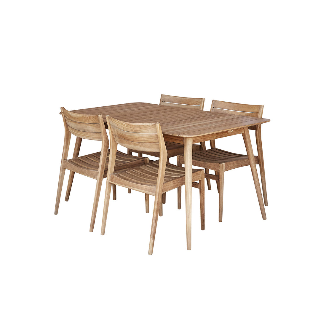 APRIL - Salon de jardin en teck massif 4/6 pers.