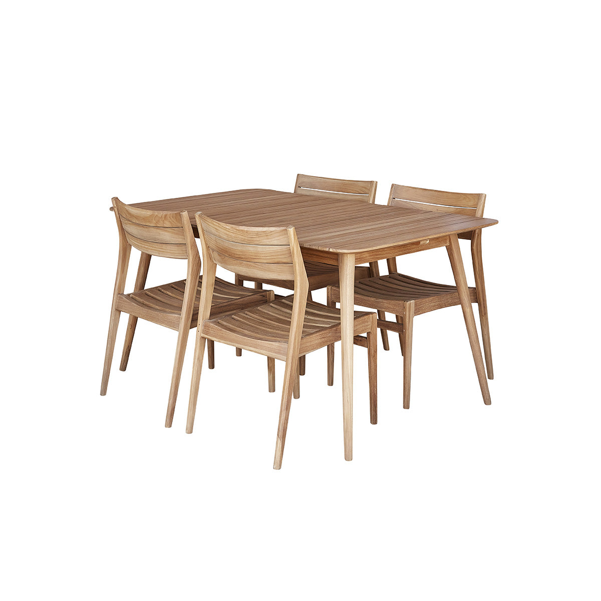 APRIL - Salon de jardin en teck massif 4/6 pers.