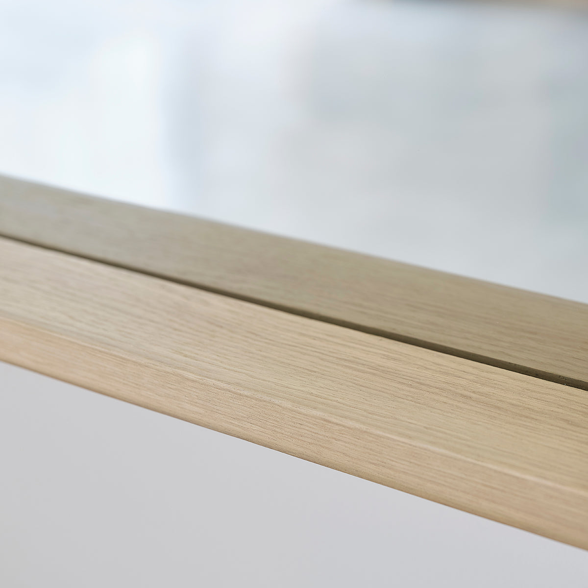 MARGAUX - Rechteckiger Spiegel aus Eiche 100x50 cm
