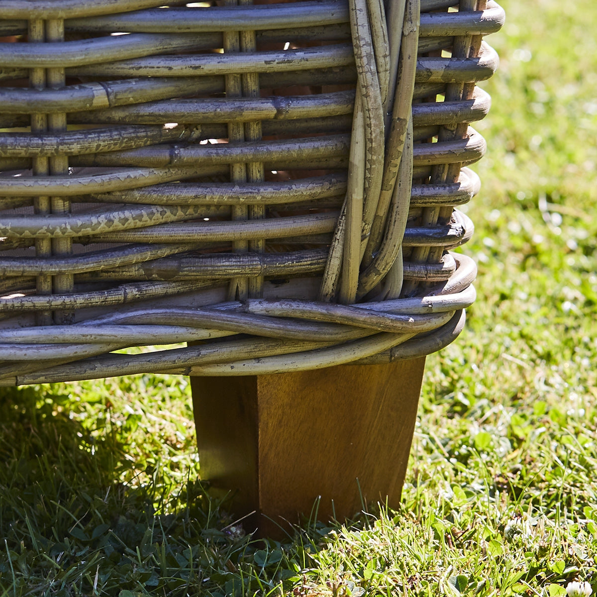 MUSA - Fauteuil en kubu naturel