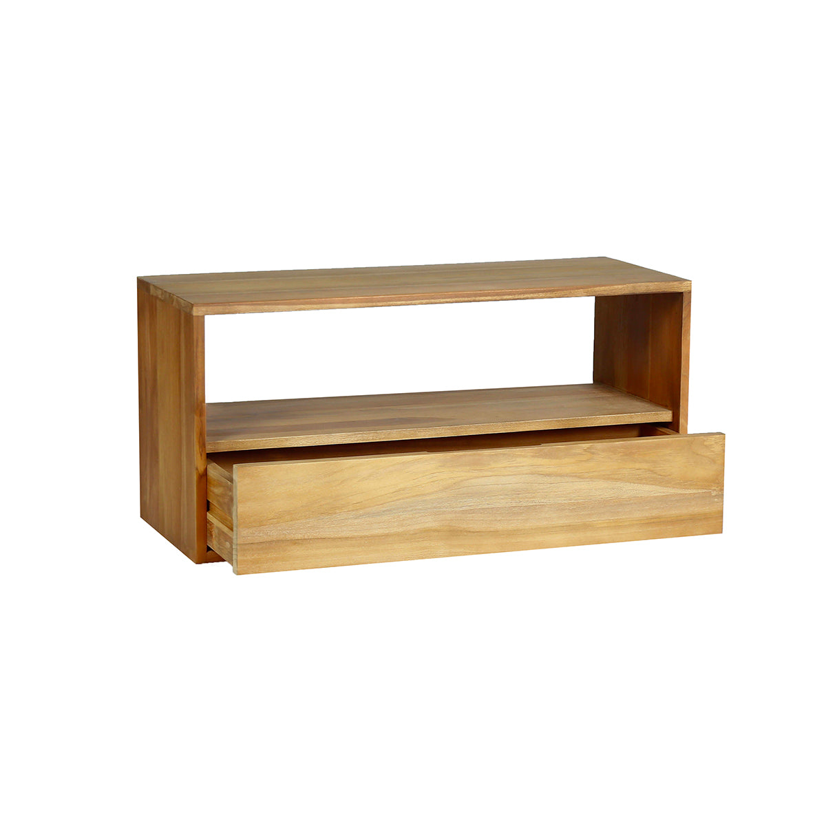 NIDO - Mobile porta TV in teak massello 90 cm