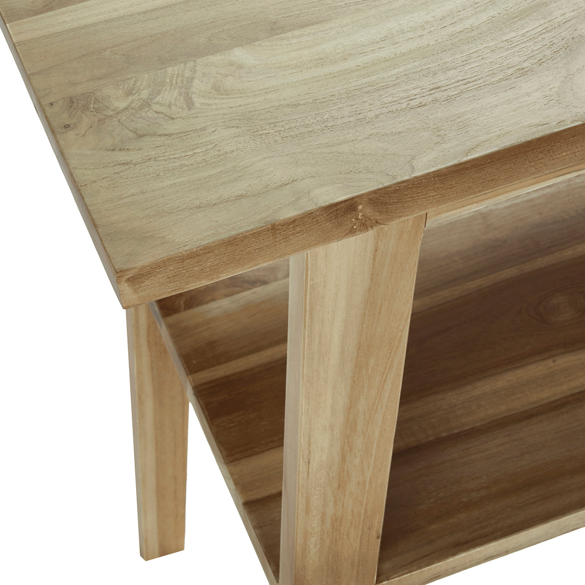 SARA - Meuble de salle de bain en teck massif 80 cm