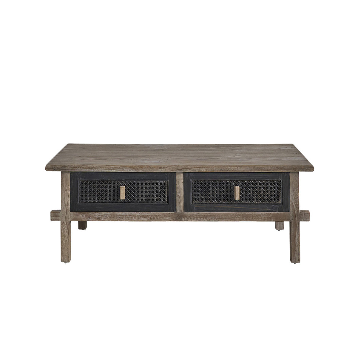 JUNKO - Tavolino in legno massello riciclato 110 cm