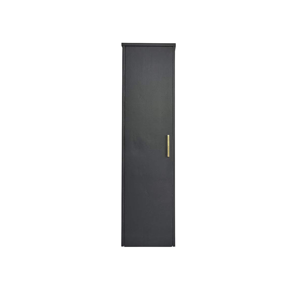LUNA - Colonna bagno nera in legno di acacia 130