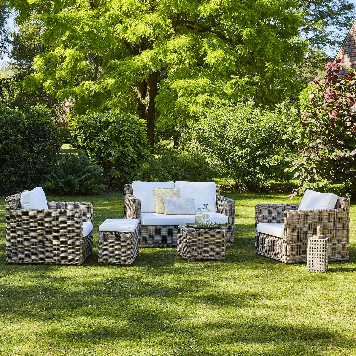 MUSA - Poltrona da giardino in kubu naturale