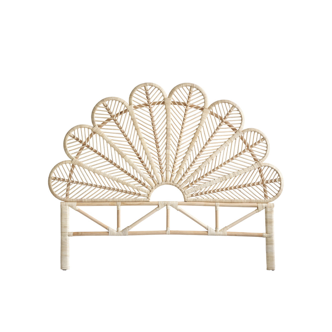 COLETTE - Kopfteil aus Rattan 140 cm