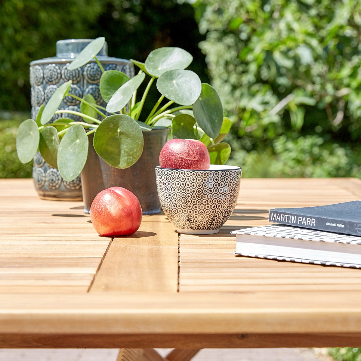 HANOÏ - Table de jardin en acacia massif 6 pers.