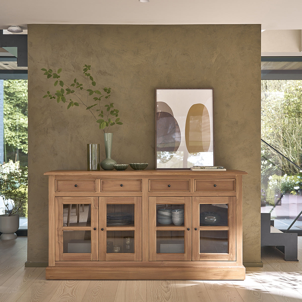 ADAM - Credenza in teak massello 160 cm