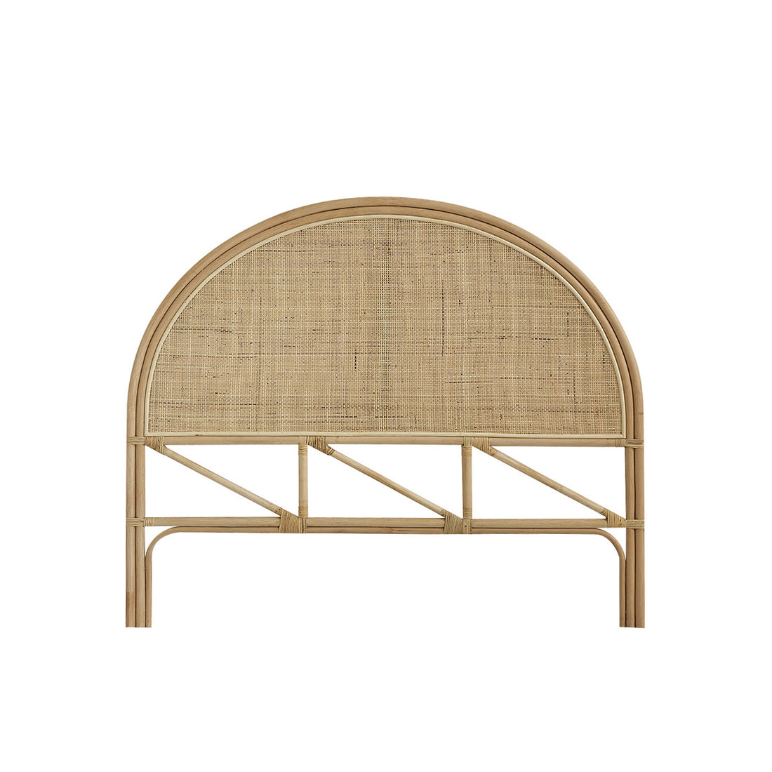 JANE - Kopfteil aus Rattan und Rohrgeflecht 140 cm