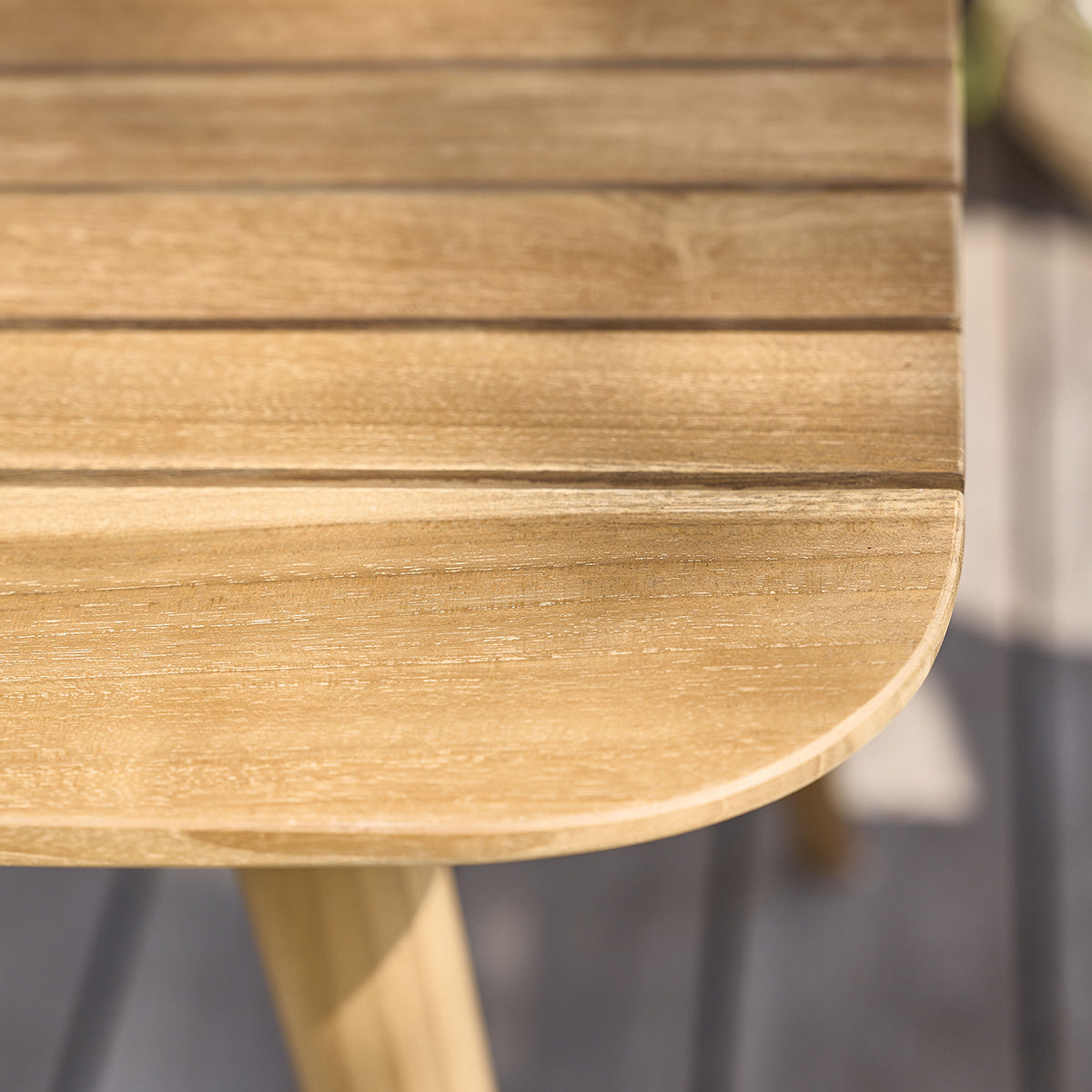 APRIL - Table de jardin carrée en teck massif 2 à 4 pers.