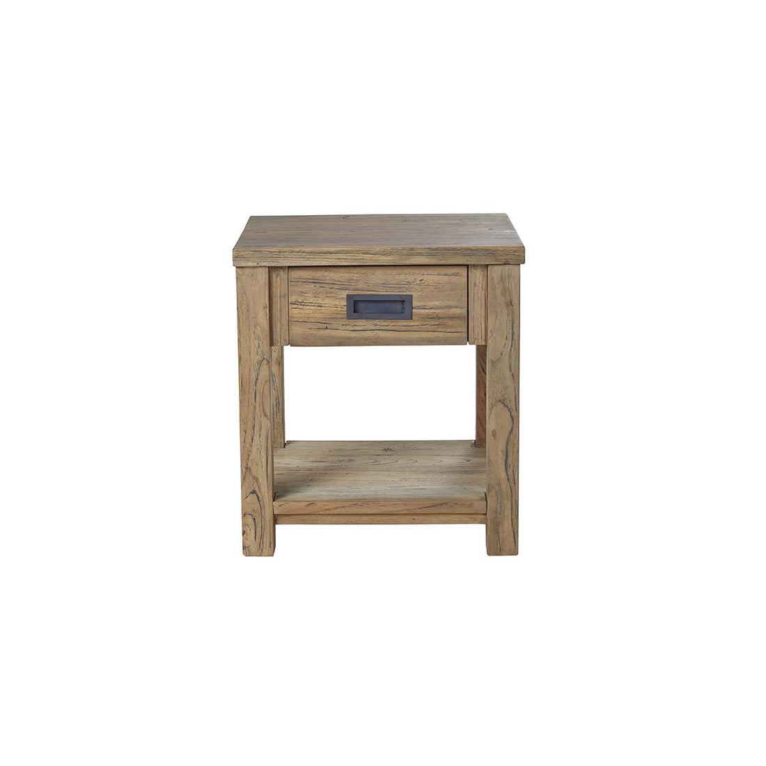 CARGO - Nachttisch aus massivem, recyceltem Teakholz 45 cm