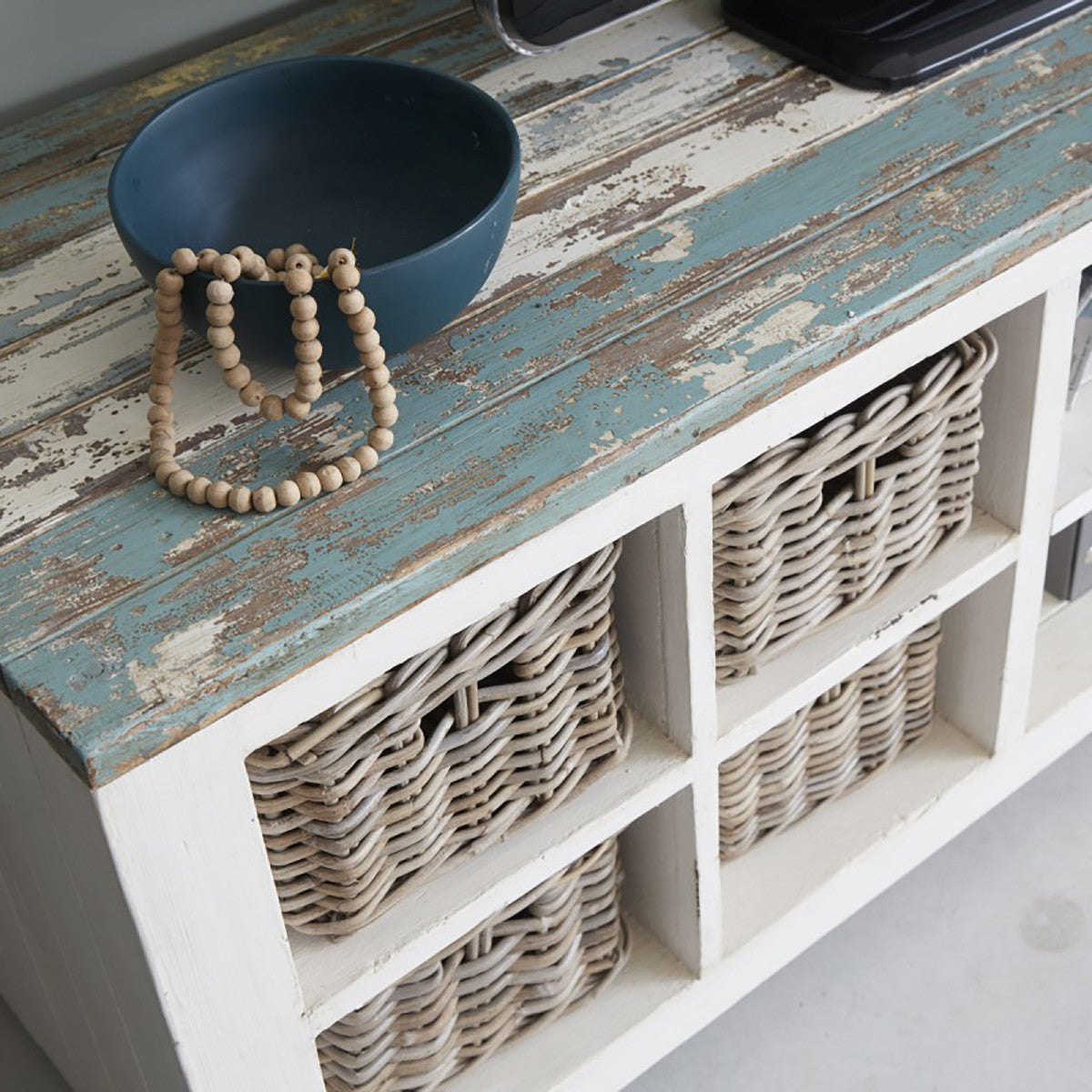 ATLANTIC - Meuble TV en bois recyclé massif 180 cm