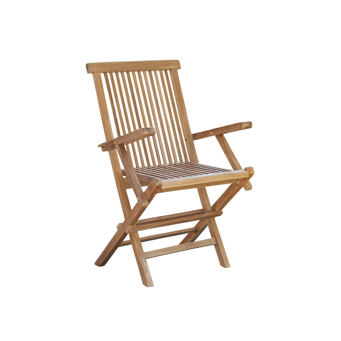 MIDLAND - Klappbarer Gartensessel aus massivem Teakholz