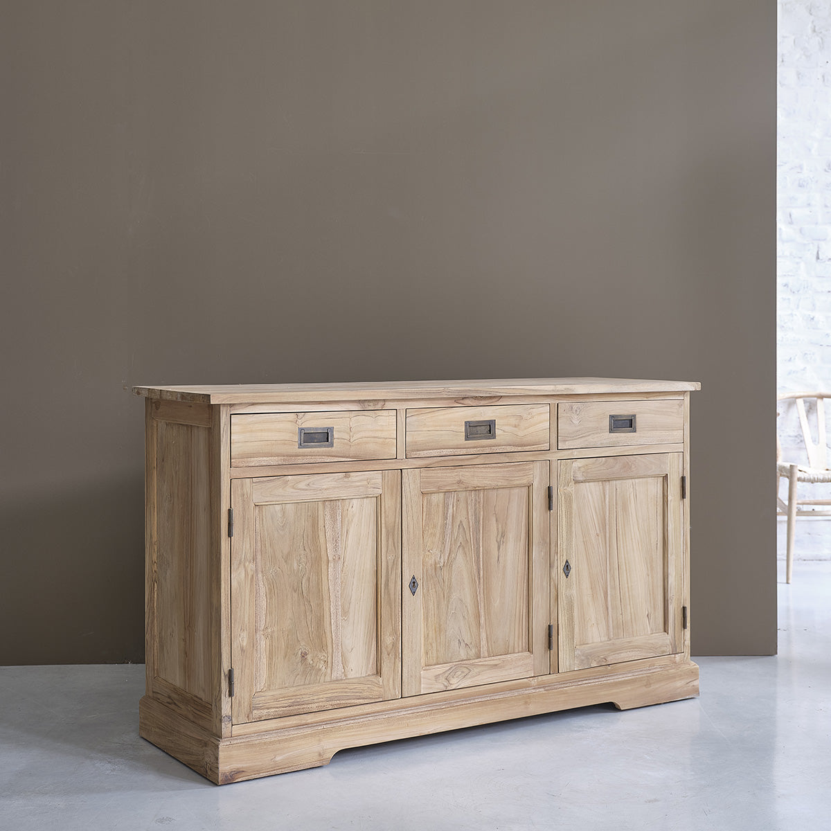 BOSTON - Credenza in teak massello 150 cm