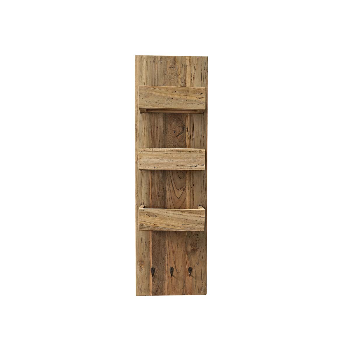 AUSTIN - Mensola a muro in teak massello riciclato 100 cm