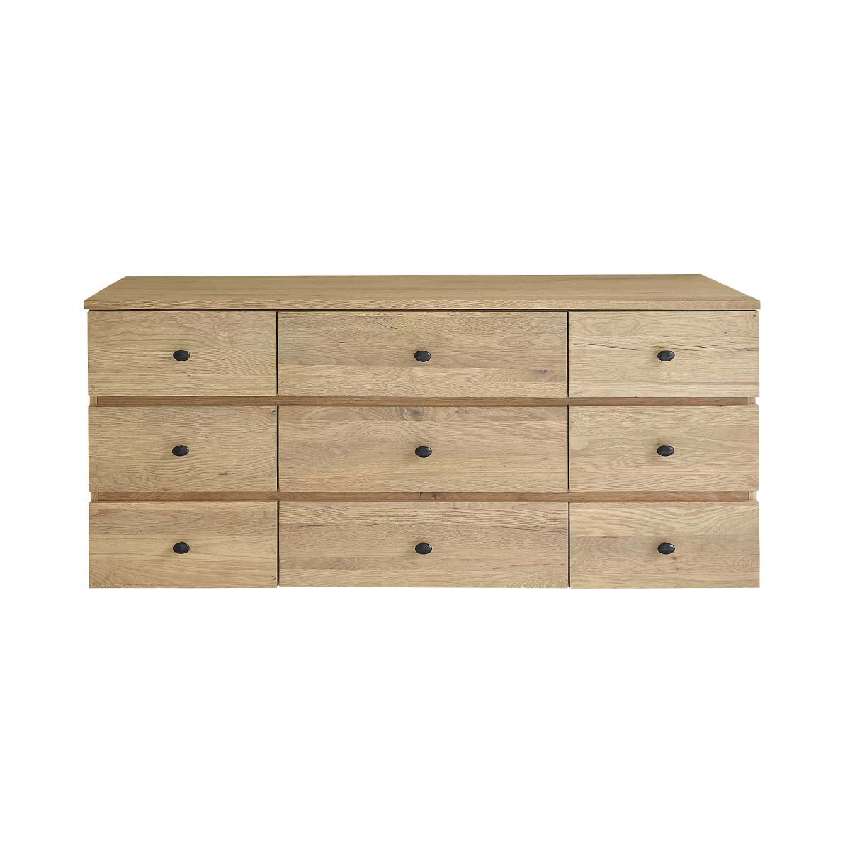 ERNEST - Mobile sottolavabo in rovere massello sospeso 140 cm