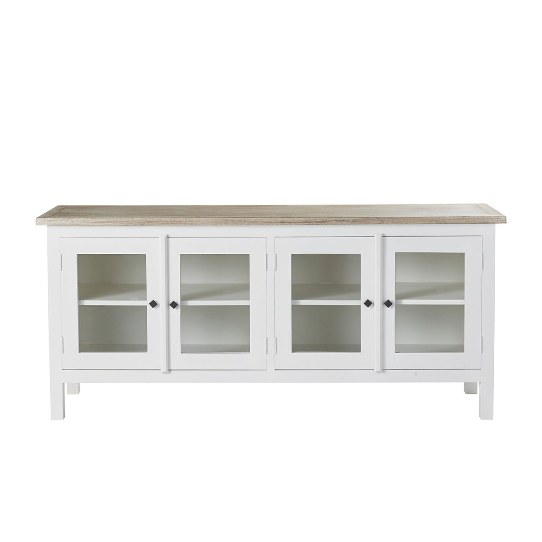 LONDRES - Buffet en acajou et teck massif 180 cm
