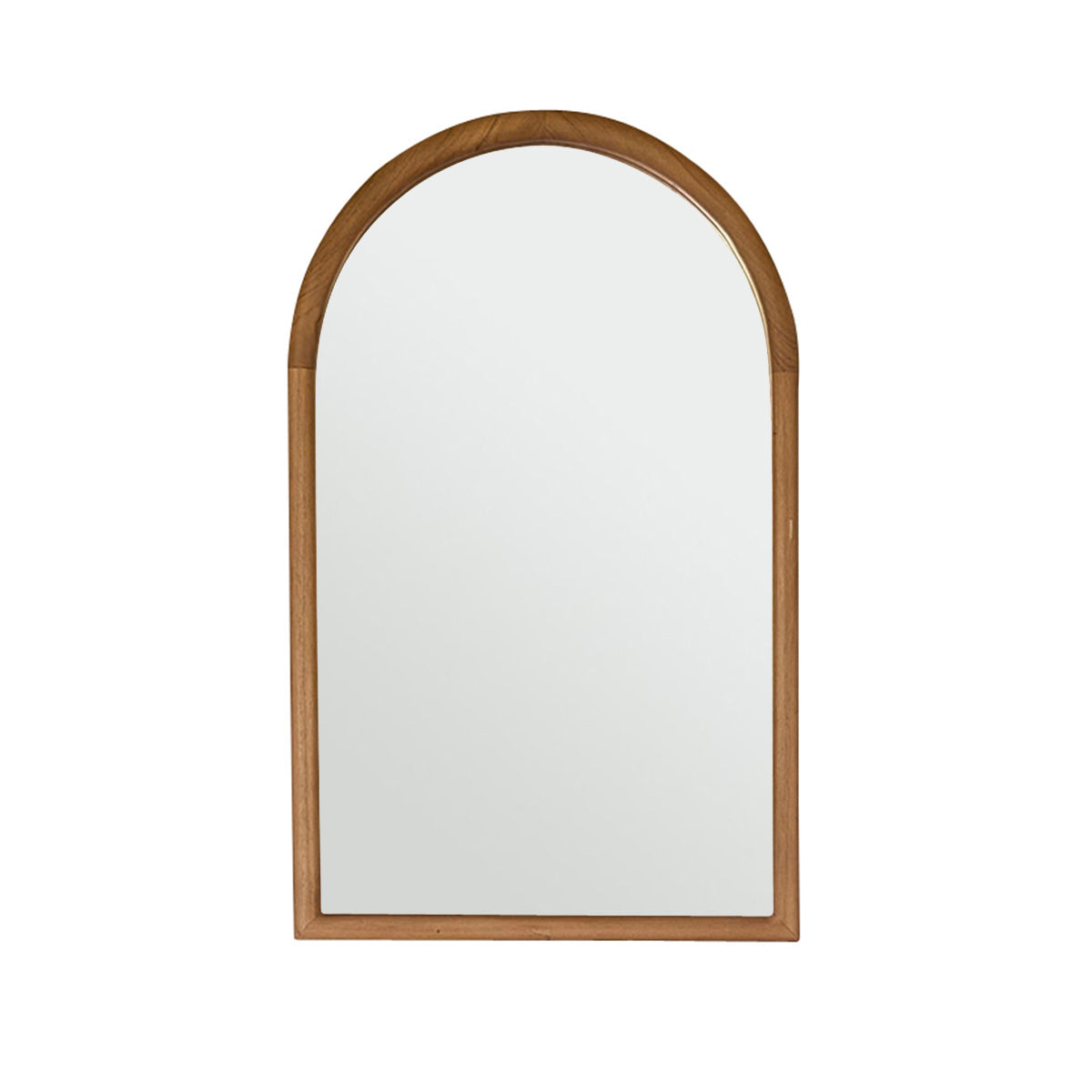 COLINE - Specchio in teak massello 80x50 cm