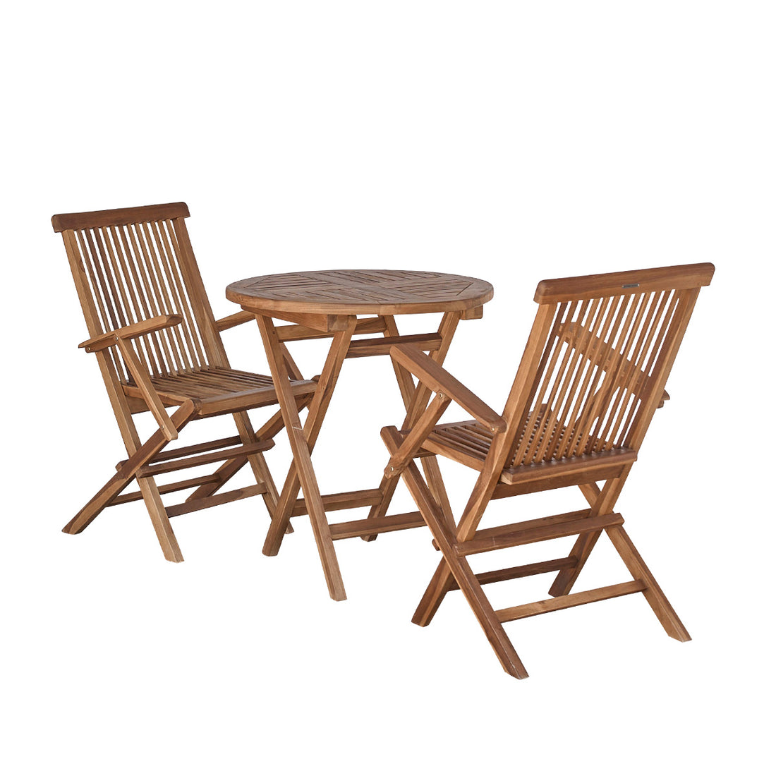 BALI - Set di mobili da giardino in teak massello oliato 2/4 pers.