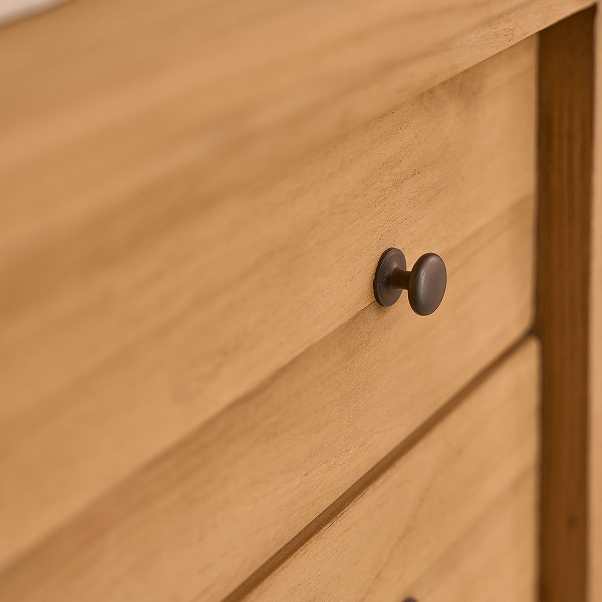 NAHELE - Meuble sous vasque en teck massif recyclé 82 cm