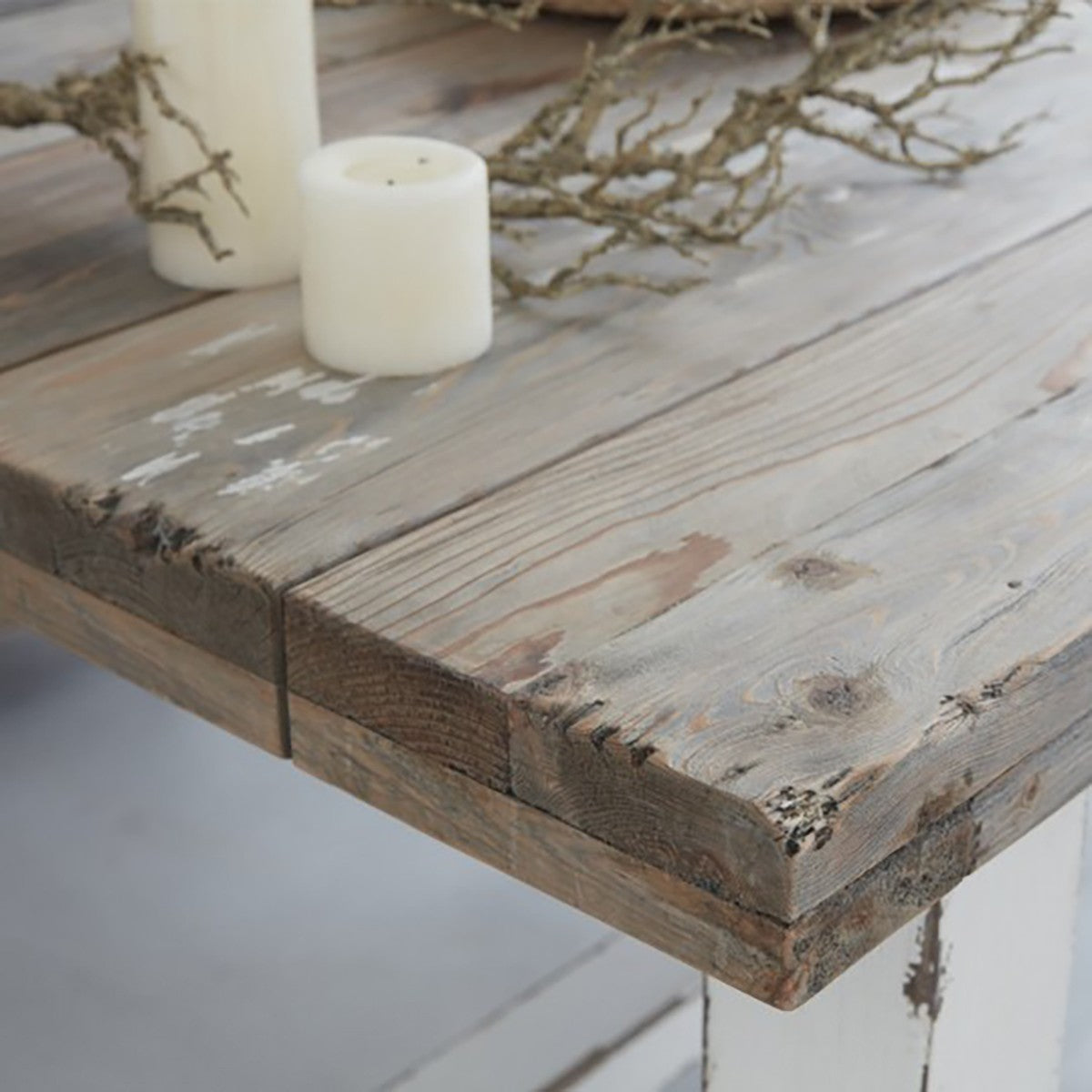 ATLANTIC - Table en bois recyclé massif 8 pers.