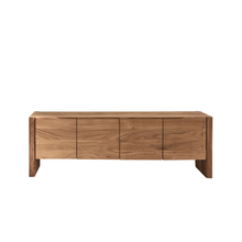 TV-Möbel aus massivem Akazienholz, 150 cm
