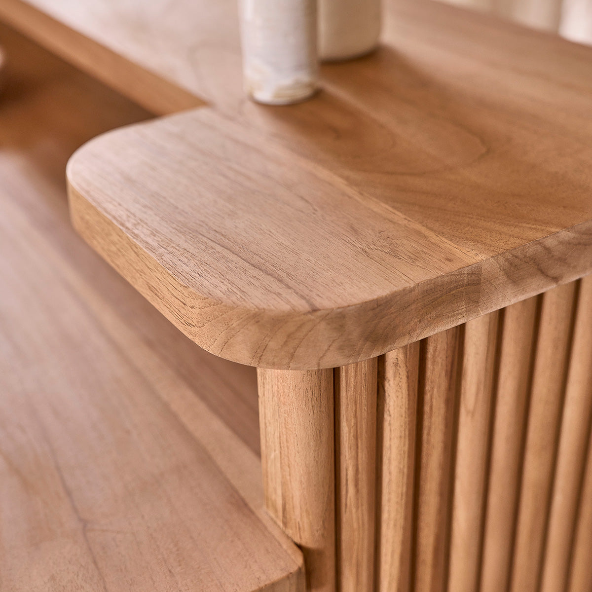 COLINE - Bar in teak massello 140 cm