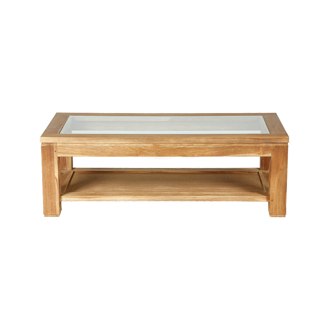 BOSTON - Tavolino in teak massello da 120 cm