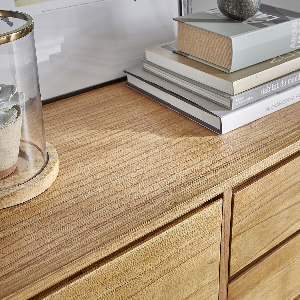 TILO - Commode en mindi massif 180 cm