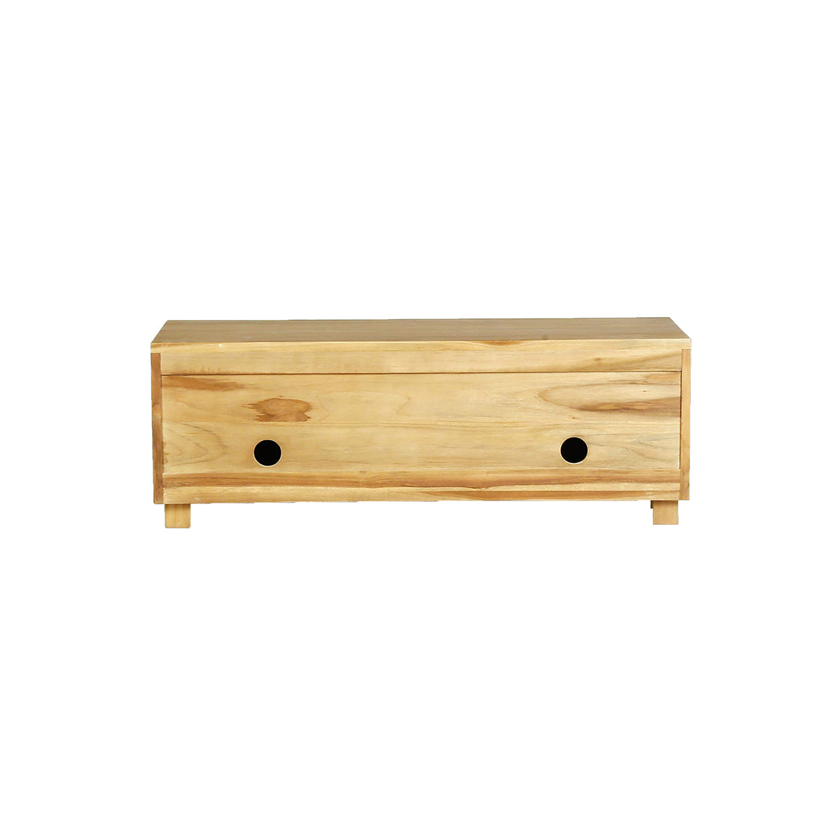 NIDO - Mobile porta TV in teak massello 100 cm
