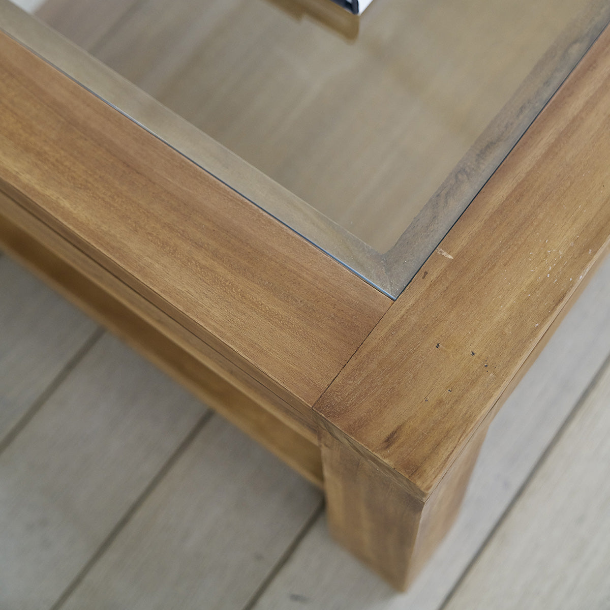 BOSTON - Table basse en teck massif 120 cm