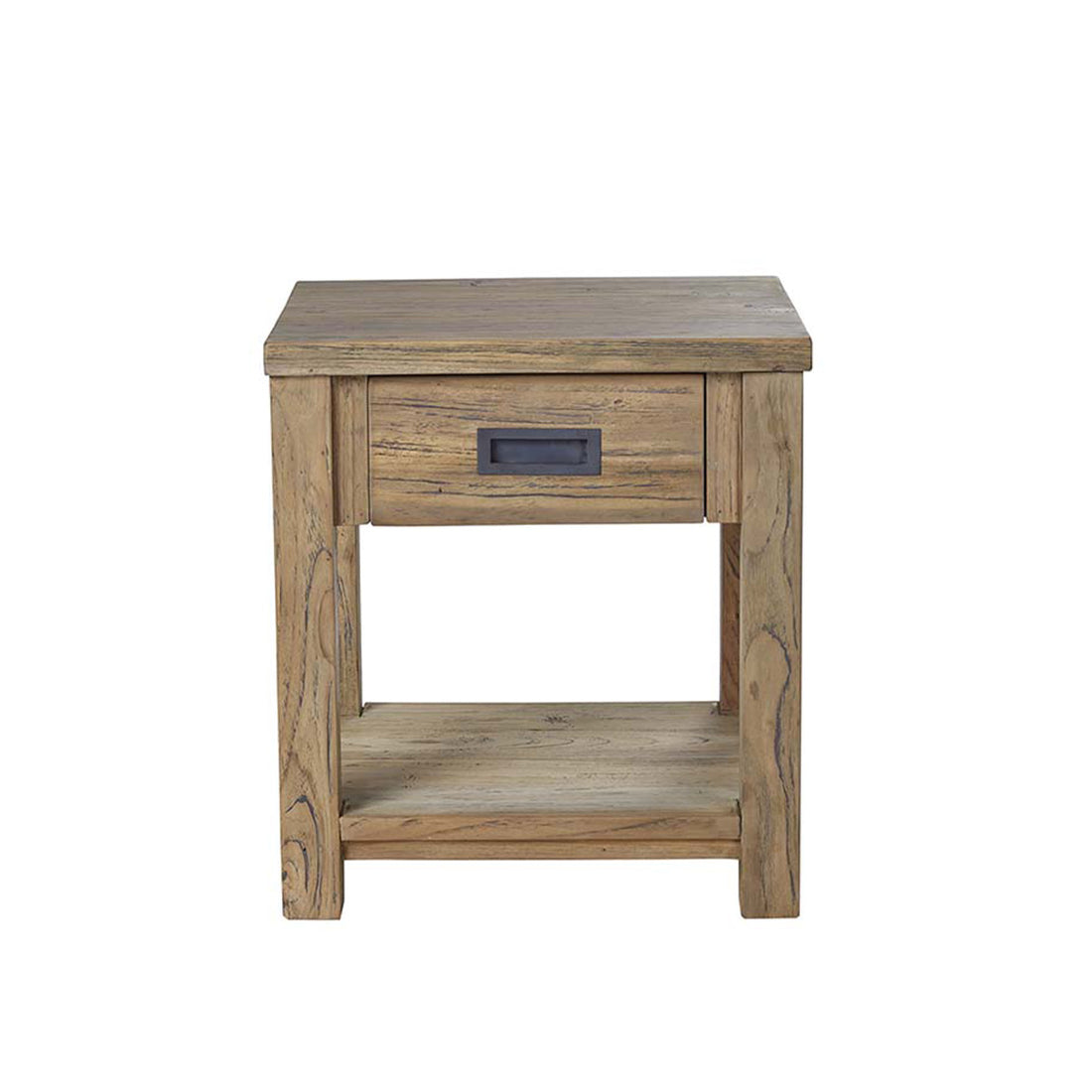 CARGO - Comodino in teak massello riciclato 45 cm