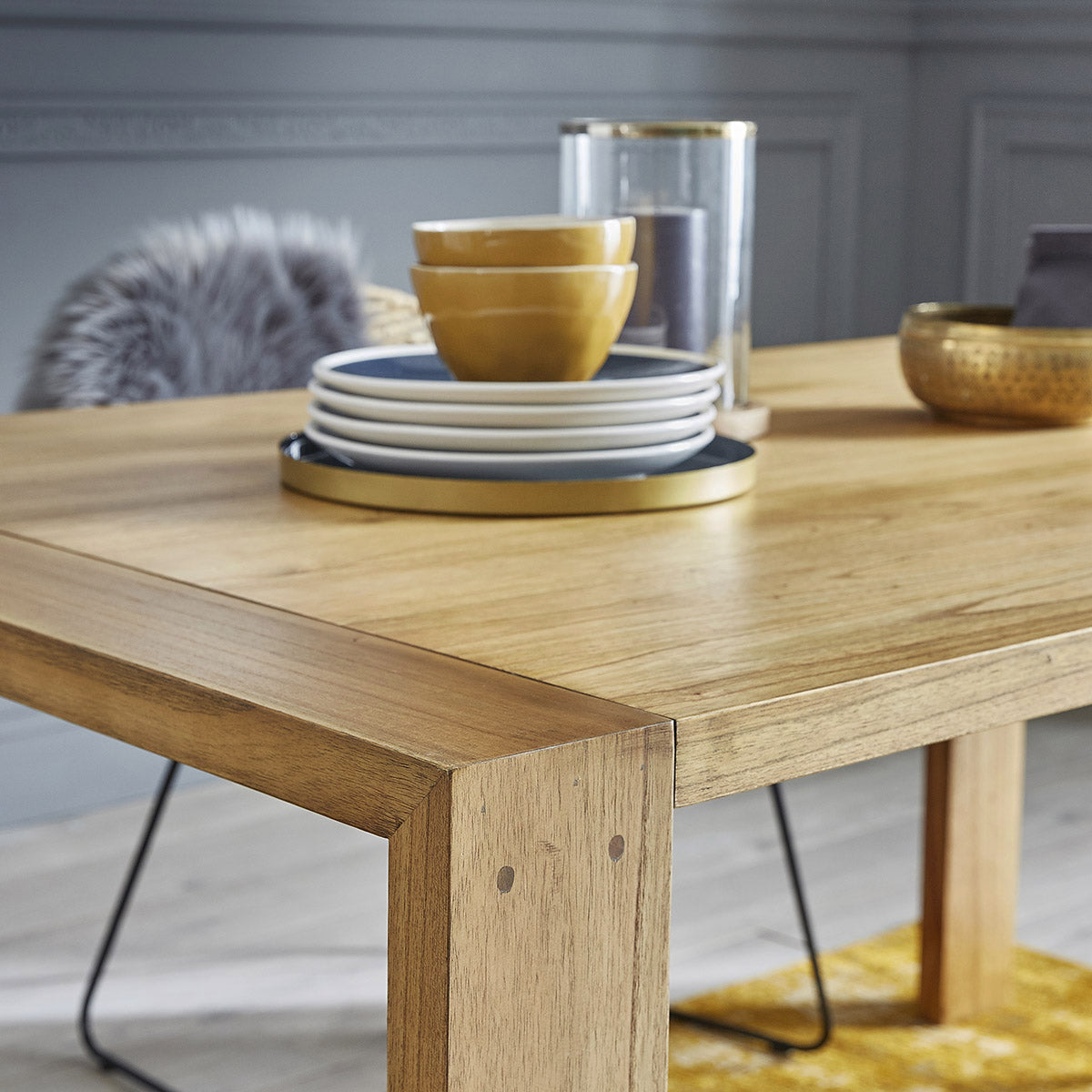 TILO - Table en mindi massif 6 pers.