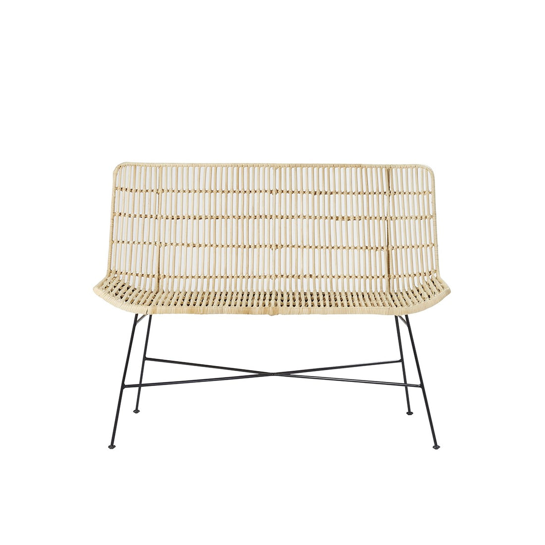 BOHEMA - Sofa aus Rattan und Metall 120