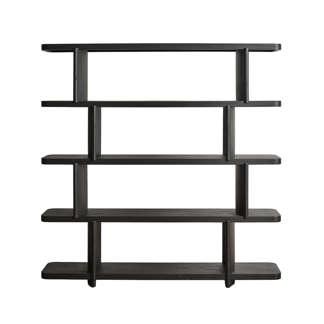 OTTO - Etagère en mindi noir, H 161 cm
