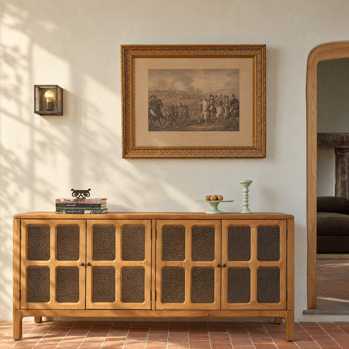VELDE - Credenza in teak riciclato da 180 cm