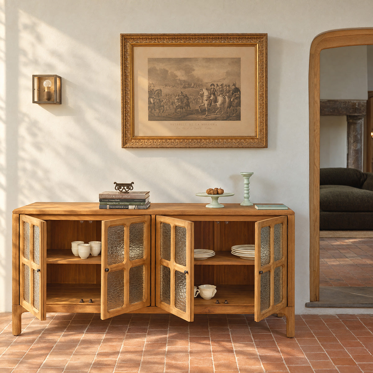 VELDE - Credenza in teak riciclato da 180 cm