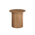 Table d'appoint en teck massif ronde