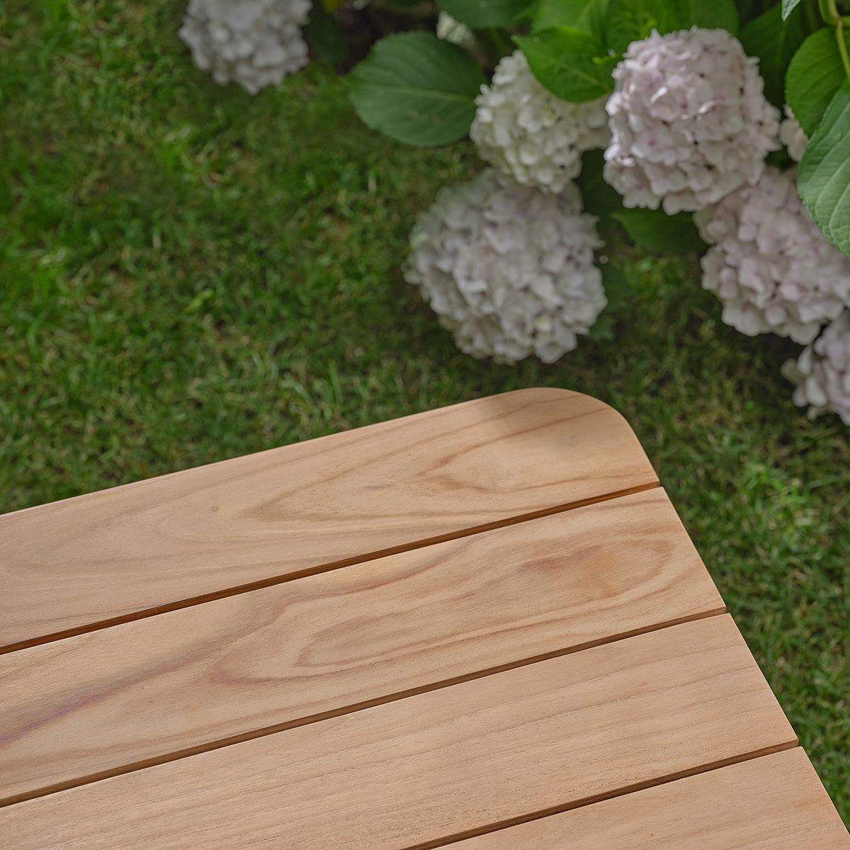 PIANA - Tavolino da giardino in teak massiccio di prima qualità