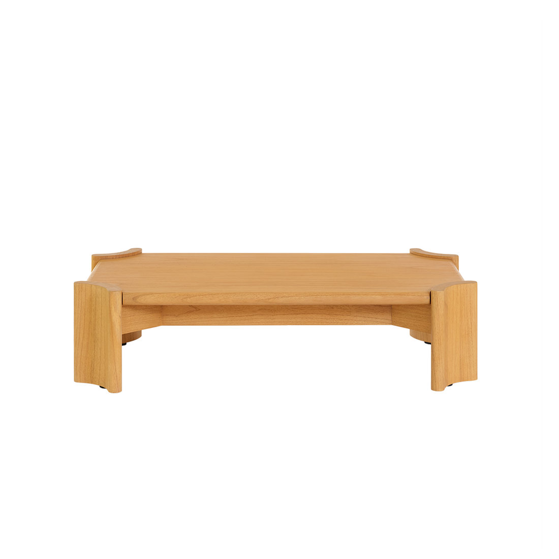 ALVAR - Tavolino in legno di mindi naturale da 120 cm