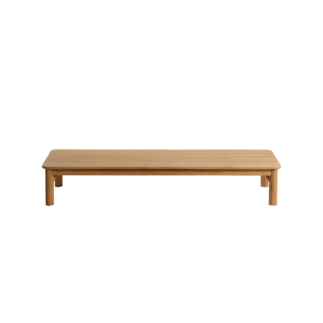 PIANA - Garten-Couchtisch aus massivem Teakholz, 170 cm